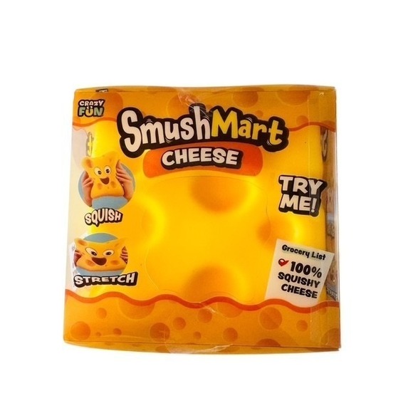 Viral Smushmart Jumbo Squeezy Cheese & Sunny Days Butter Squishy Toy TIKTOK  2x - Picture 4 of 6